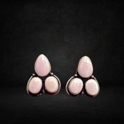 Pink Conch Earrings