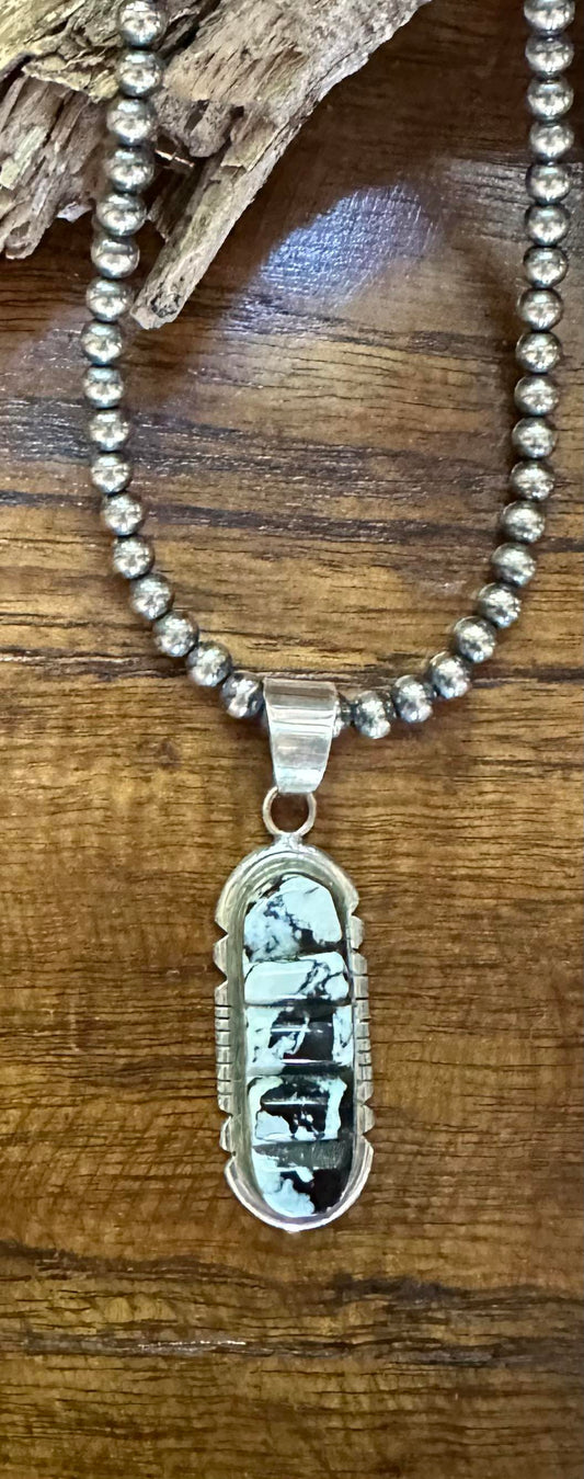 White Buffalo Pendant