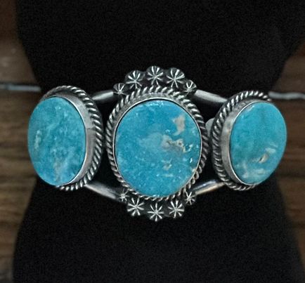 Blue Ridge 3 Stone Cuff