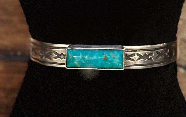 Turquoise Bar Cuff