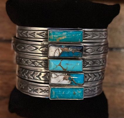 Turquoise Bar Cuff