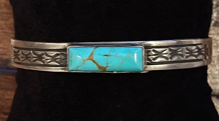 Turquoise Bar Cuff