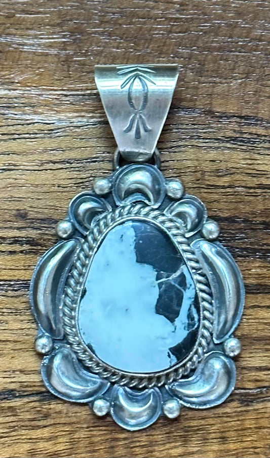 White Buffalo Pendant