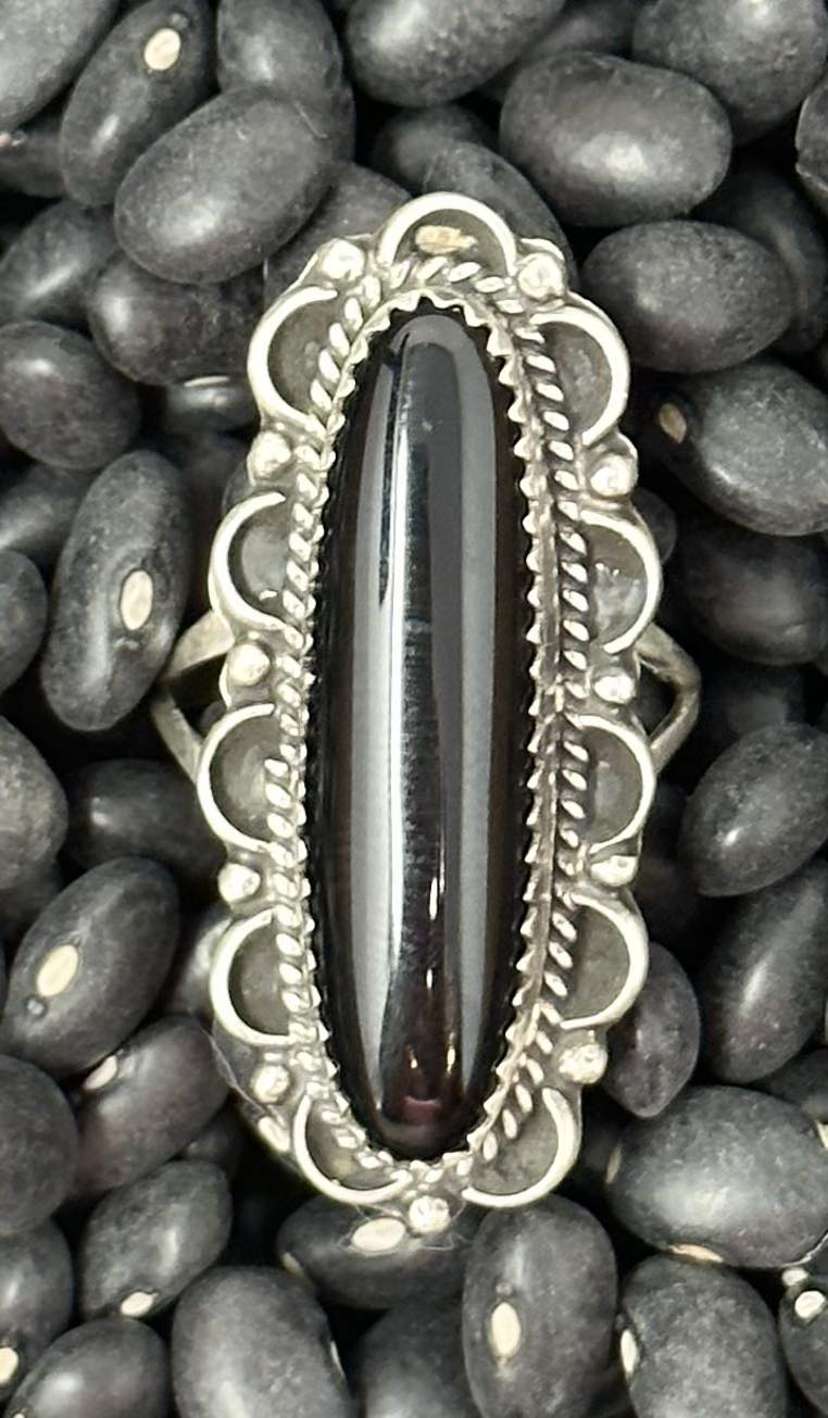 Oval Onyx Ring