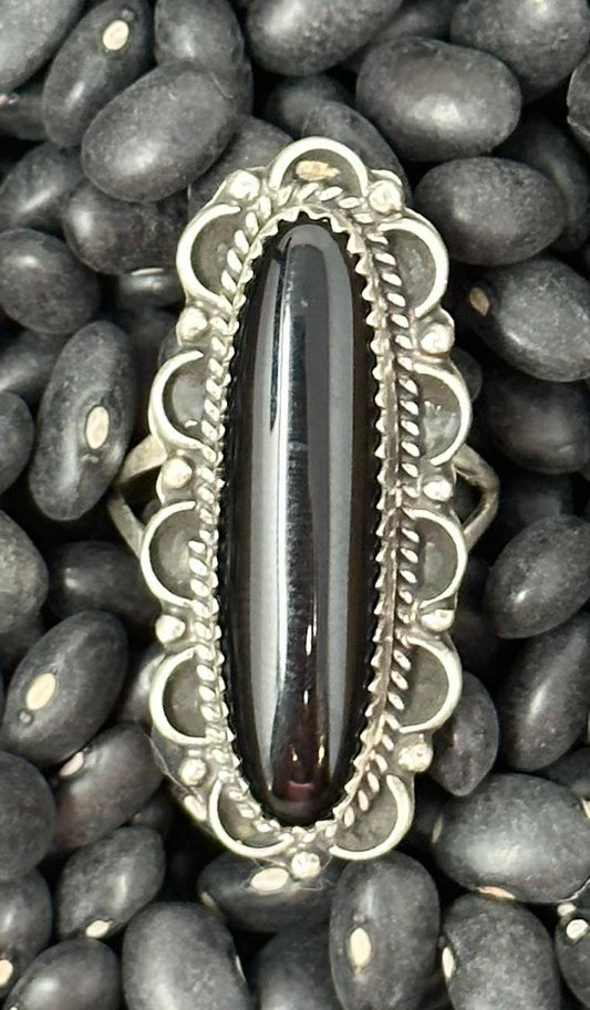 Oval Onyx Ring